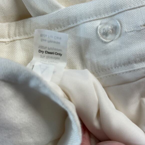 CAbi Everly Pant Linen Rayon NEW SZ 8L Womens White Beach Comfort Resort Summer - Picture 8 of 9